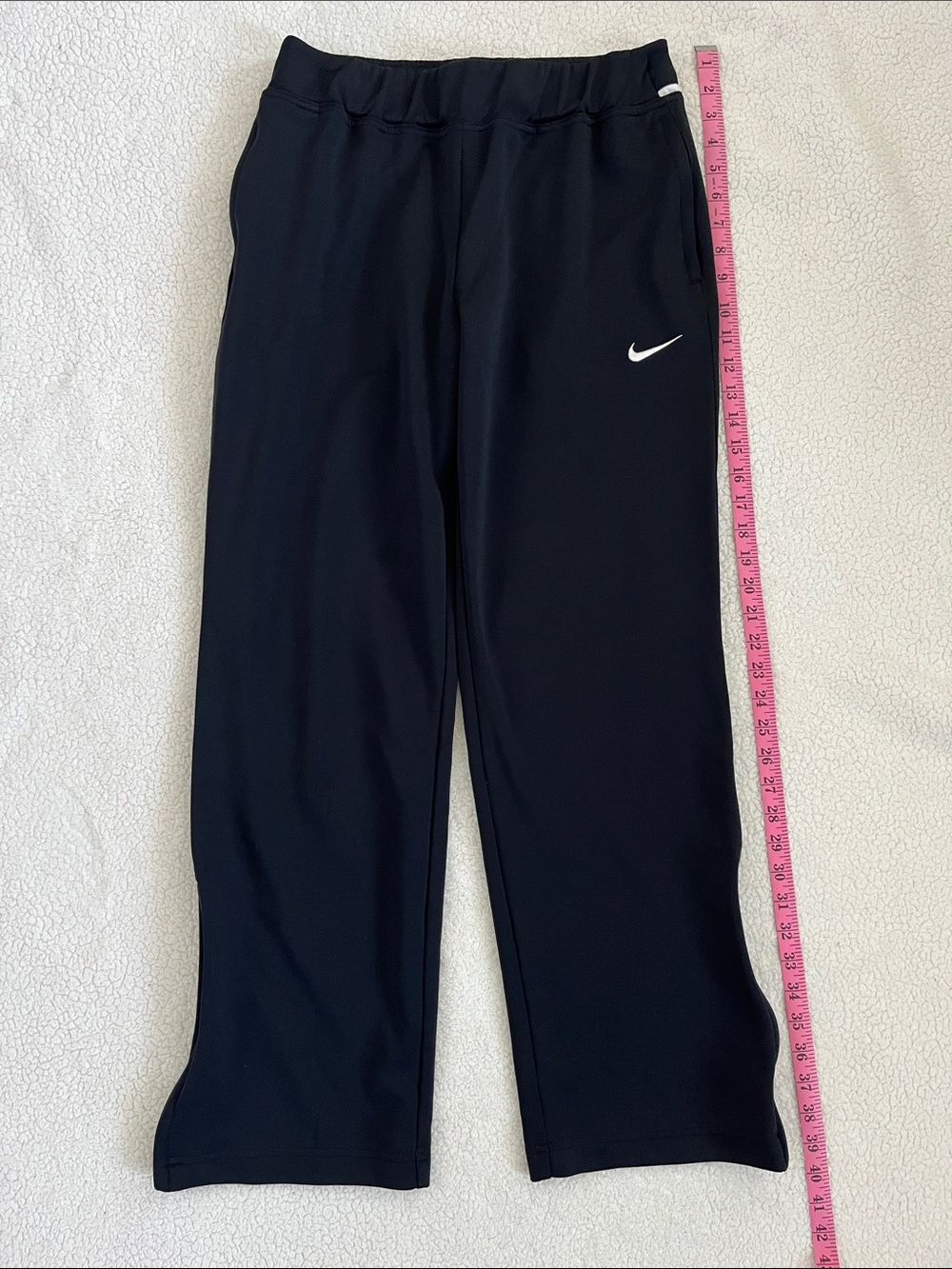 Nike Black Women’s Joggers with White Swoosh